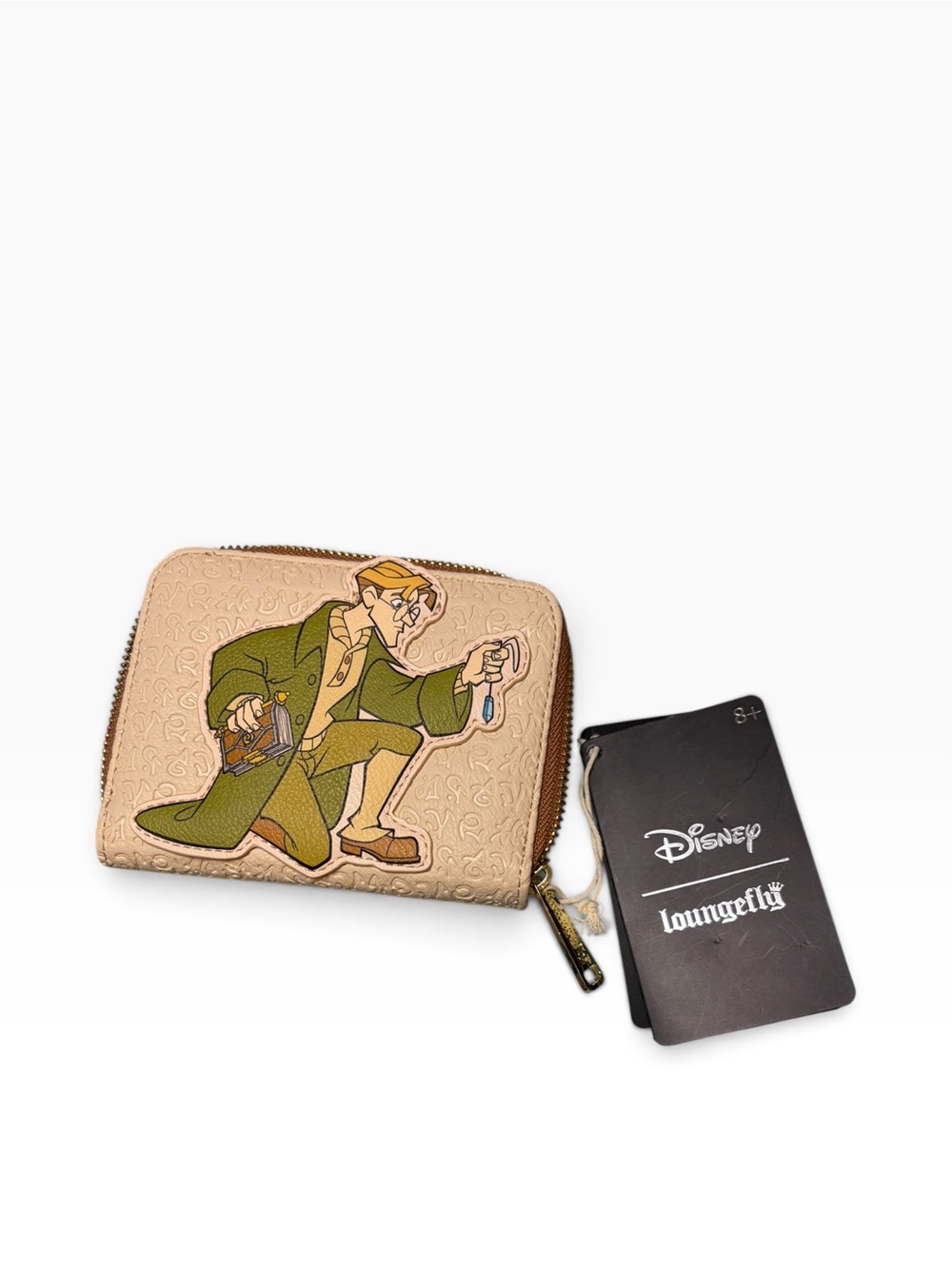 Loungefly Disney Atlantis The Lost Empire Milo Thatch Small Zip Around Wallet